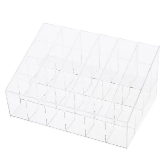 Soporte de exhibición Yuyangstore Organizador de 24 lápices labiales de acrílico