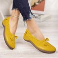 thumbnail image 5 of Sngxgn Women’s Ballet Flats Slip On Casual Shoes(Yellow,40), 5 of 5