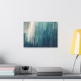 thumbnail image 6 of Colorful Oil Painting Blue Rain Abstract Canvas Wall Art for Home Decor Ready-to-Hang, 6 of 10