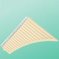 thumbnail image 4 of Aibecy Pan Flute Instrument 18 Pipes C Key Panpipes with Mouthpiece Suitable for Students Beginners Includes Carrying Bag, 4 of 7