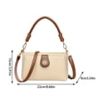 thumbnail image 2 of Ganfancp Moda Simplicidad 2024 Nuevo Bolso Alta Otoño E Invierno Bolsa Pequeña Versátil para Conmutar Bolso Crossbody Hombro Solitario Ofertas Del Día 1X Bolso Crossbody de Hombro, 2 of 5