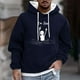 thumbnail image 1 of Sudadera con capucha para hombre, informal, a la moda, con estampado, con cordón, de manga larga, de poliéster, 1 of 5