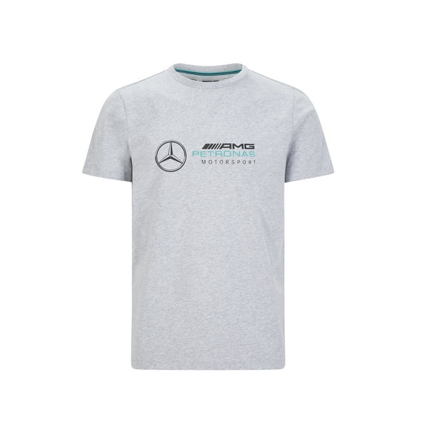 Mercedes AMG - Mercedes Benz AMG Petronas F1 Men's Large Logo T-Shirt Black/Gray/White Size: S