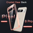 thumbnail image 2 of JETech Case for Google Pixel 8 Pro 6.7-Inch 2023, Non-Yellowing Shockproof Bumper Protective Phone Cover, Anti-Scratch Hard PC Back (Rose), 2 of 6