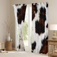 thumbnail image 2 of Manfei Rustic Cow Print Curtains for Living Room, Farmhouse Animal Blackout Curtains Set of 2 (42x84), Southwestern Curtains and Drapes (42x84), Ultra Soft Room Decoration, 2 of 6