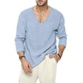 thumbnail image 2 of VJATTWR 1 Pack Mens Crew Neck Long Sleeve T-Shirts Mix Colors Bulk Xxl, 2 of 4