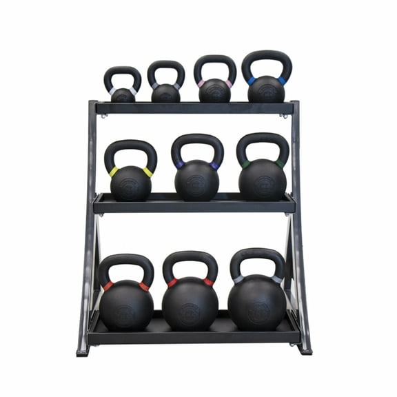 Tko Strength & Performance Unisex 3 - Tier Kettle Bell Rack Fitness Equipment