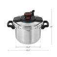 thumbnail image 2 of Utensilios de Cocina a Presión T-fal Plateados Clipso P45007 de Acero Inoxidable, 2 of 8