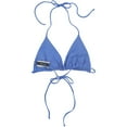 thumbnail image 2 of Tavik Womens Nancy Bikini Swim Top, Blue, Large, 2 of 2