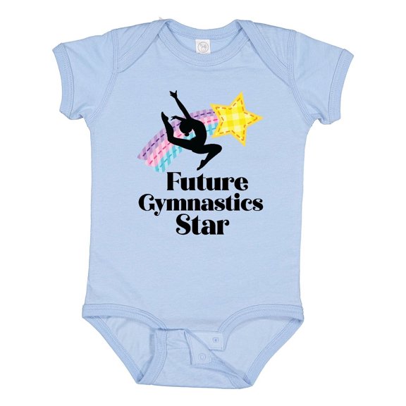 Inktastic Future Gymnastics Star Girls Baby Bodysuit
