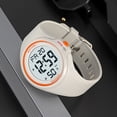 thumbnail image 4 of Reloj digital para estudiantes: reloj de pulsera deportivo resistente al agua para exteriores con alarma, cronómetro y pantalla luminosa para correr, hacer senderismo y para uso diario., 4 of 6