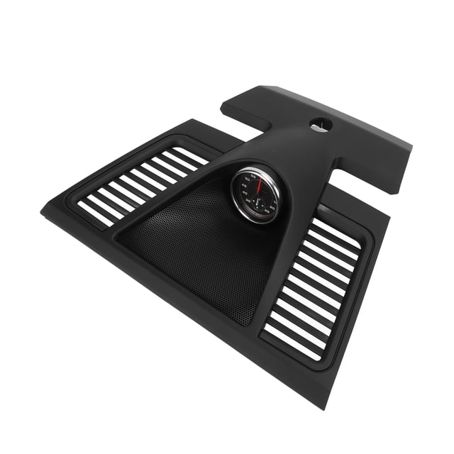 Cubierta superior del reloj del tablero negro embellecedor del panel de instrumentos 970 552 151 01 5Q0 reemplazo para Panamera 2010-2016 cronómetro negro
