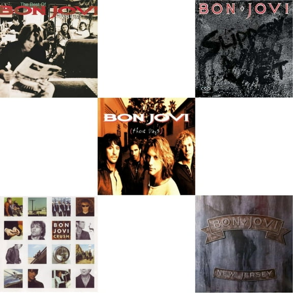 Cross Road (2LP) & Crush (180G) & These Days (180G) & Slippery When Wet (180G) & New Jersey (180G)