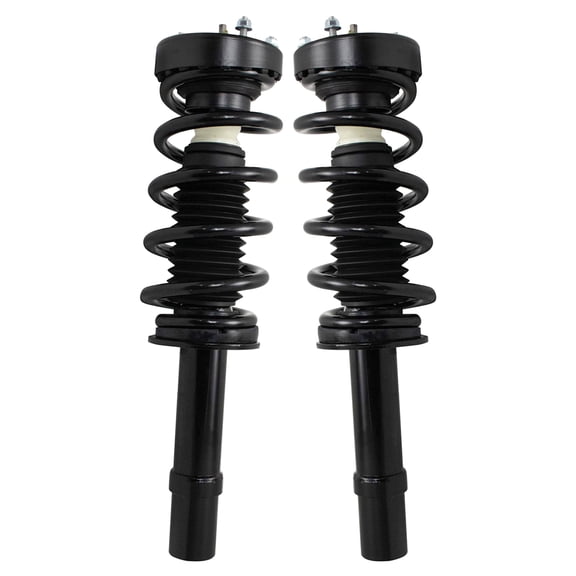 TRQ Front Complete Loaded Shock Strut Spring Assembly Pair for Charger 300 AWD SCA71047