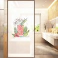 thumbnail image 2 of Flores Botella Ventana Puerta Pegatinas de vidrio Puerta corrediza de vidrio Pegatinas de ventana de baño Etiqueta de película de privacidad tholdsy JJ9102-13, 2 of 2