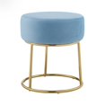 thumbnail image 4 of Linon Carly Tabouret de Coiffeuse en Métal Bleu Clair, 4 of 9