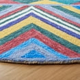thumbnail image 3 of SAFAVIEH Metro Denzel Geometric Area Rug, Red/Blue, 6' x 6' Round, 3 of 8