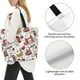thumbnail image 3 of Fotbe London Landmark1 Bolsa Tote Estética de Lona con Estampado para Mujer - Bolsa Reutilizable de Hombro Casual para Vacaciones, Compras, Trabajo y Gimnasio, 3 of 8
