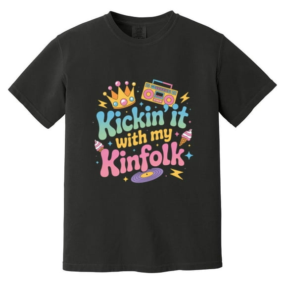 Family Reunion Kickin' It With My Kinfolk Funny Comfort Color T-Shirt, Unisex, up to size 4XL