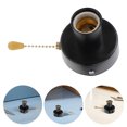 thumbnail image 1 of OHOIOLLA Pull Chain Light Fixture Black Lamp Socket Replacement for Ceiling Lamps Easy Installation, 1 of 8