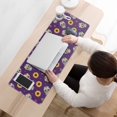 thumbnail image 3 of Long Mouse Pads for Desk,Purple Skull Sunflower Pattern Desk Mats on Top Of Desks, Desk Mouse Pad Extra Large with 3mm Non-Slip Base and Stitched Edge for Gaming,Office,Work,Home 31.5"x11.8", 3 of 6