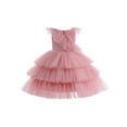 thumbnail image 5 of GXFC Big Girls Ball Gown Princess Dress 4 5 6 7 8 10 11 12 13T Kids Girls Sleeveless Tulle Formal Dress Headband Evening Party Clothing for Children Girls, 5 of 9