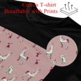 Men's TShirts, Women's Novelty TShirts, Pink Llama Cartoon