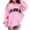 A-Pink185, variant on JAJAHO Hoodies For Girls California Shirt Los Angeles Oversized Long Sleeve Sweatshirt, Sizes 3-12Y
