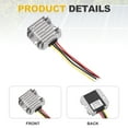 thumbnail image 3 of Convertidor de corriente de CC de 24V a 12V 20A 240W, transformador a prueba de agua, módulo de fuente de alimentación, 3 of 7