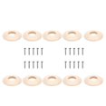 thumbnail image 3 of facefd 10 Pieces Plastic Washers for Guitar Tuners Machine Head Buttons Cream, 3 of 9