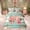 Green Pink A, variant on Feelyou Rose Flower Letter Full Size Bedding Sets for Women Girls, Teal Retro Rustic Wood Full Size Bed in a Bag, Grey Reversible, 7pcs