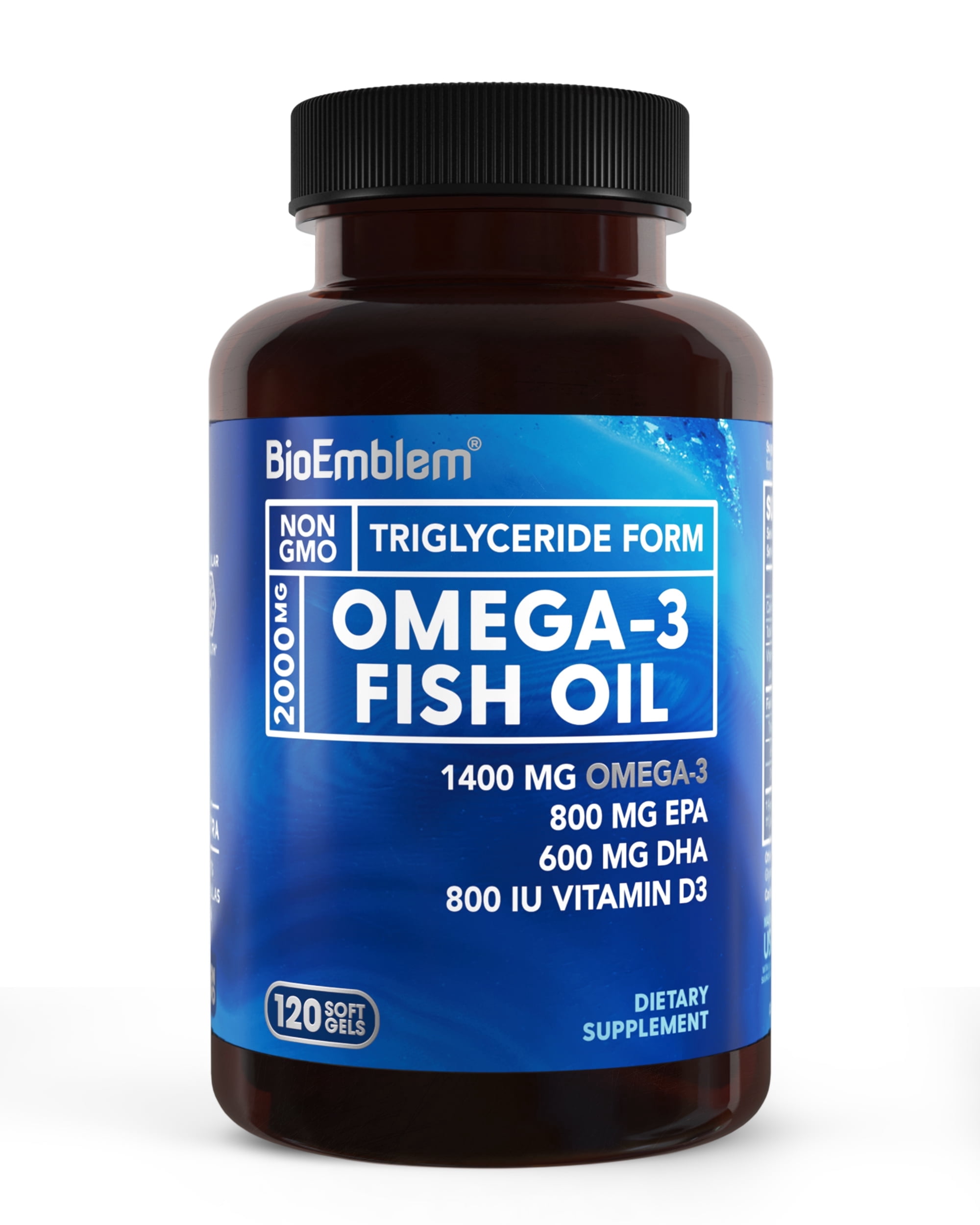 BioEmblem Omega-3 Fish Oil and Joint Support , Heart, Joint, & Brain Health