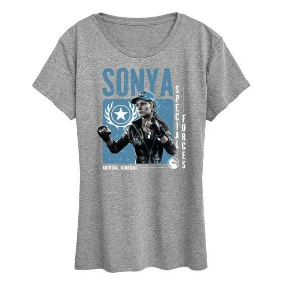 Mortal Kombat - Sonya Mortal Kombat - Women's Short Sleeve Graphic T-Shirt
