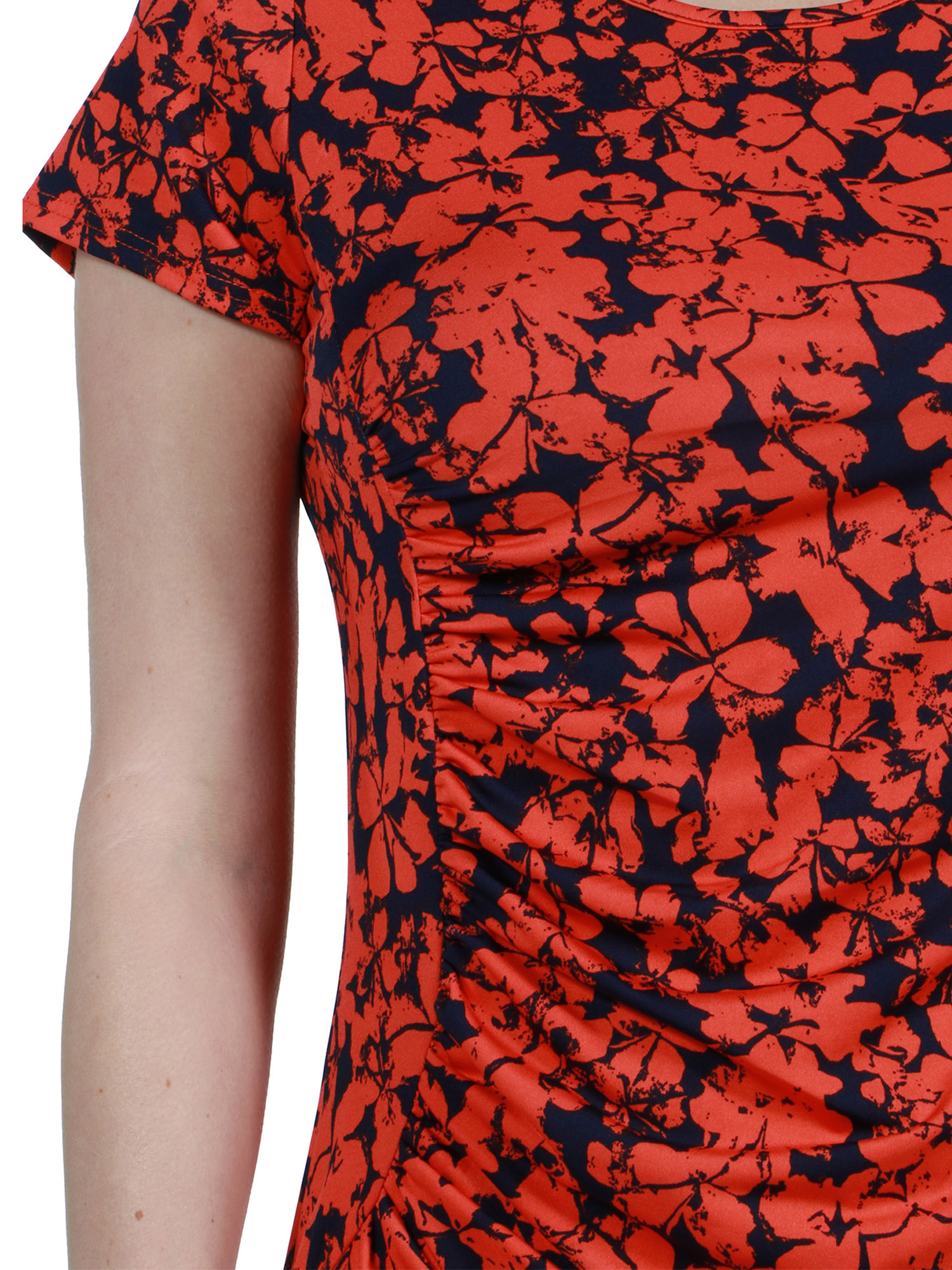Women's Jessie Red and Black Shift Dress