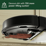iRobot Roomba 104 Combo Robot Vacuum and Mop, Self-Emptying, LiDAR Navigation, Smart Mapping, Black
