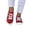 Red, variant on Women 2026 Halloween Pumpkin Shoes Cute Spooky Print Loafers Lightweight Comfortable Platform Casual Walking Shoes Slip on Flat Sneakers Boat Shoes with Soft Sole