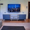 thumbnail image 4 of Mueble para TV de 80' Blanco Nordico Azul Hogare Europa Centro de entretenimiento Moderno, 4 of 10