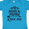 thumbnail image 4 of Inktastic Mimi and Papaw Love Me Boys or Girls Baby Bodysuit, 4 of 5