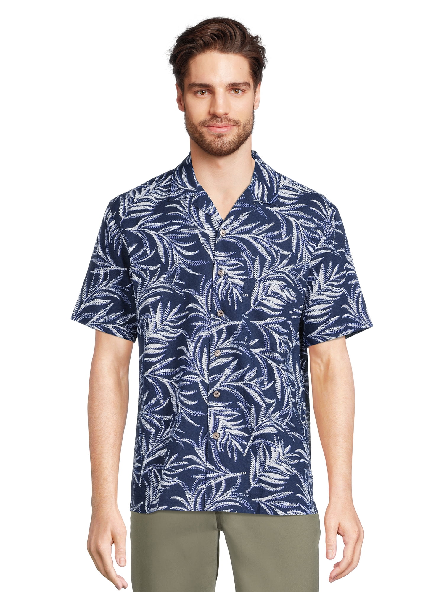 Men's Button Detail Short Sleeve T-Shirt