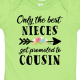 thumbnail image 4 of Inktastic Only the Best Nieces Get Promoted to Cousin Boys or Girls Baby Bodysuit, 4 of 5