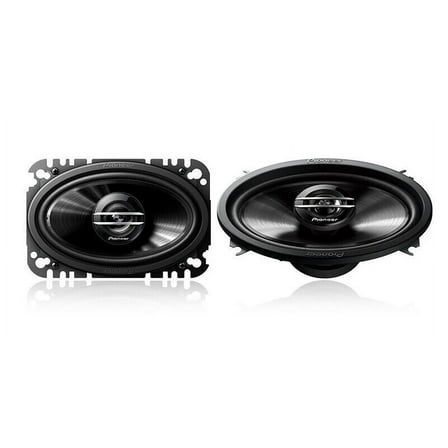 Pioneer TS-G4620S 4x6" 2-way, 200w Max Power Car Audio Speakers -Pair Bundle