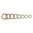 thumbnail image 2 of HEANUJJ 200Pcs Lightweight Stainless Steel Key Circles in Golden Color for and Crafts, 2 of 8