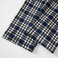 thumbnail image 4 of JFOPQVSM Boys Comfortable and Breathable Short Sleeved Home Clothes Fashionable Checkered Prints Homewear Three Piece Set, 4 of 8
