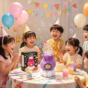 Daruma Bag Pouch Bubble Machine Automatic Cloud Base Maker 100Ml Solution Outdoor Party Birthday Wedding Kitchen Fun Summer Toy Gift