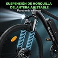 thumbnail image 4 of isinwheel M10 Adult Electric Bicycle 96KM, 26” Portable Ebike 500W 32KM/H, Electric Mountain Bike with 10.4Ah Removable Battery, Shimano 35-Speed, 4 of 6