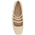 thumbnail image 4 of Journee Womens Darlin Multi Strap Square Toe Dress Flats, Widths Available, 4 of 9