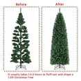 thumbnail image 4 of Árbol de Navidad Yaheetech, madera de abeto artificial Kingswood de 7.5 pies, 4 of 8