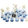 thumbnail image 1 of Juego de 22 Jarrones Azules para Ramo de Flores Ruckae para Decoración de Bodas, 1 of 8