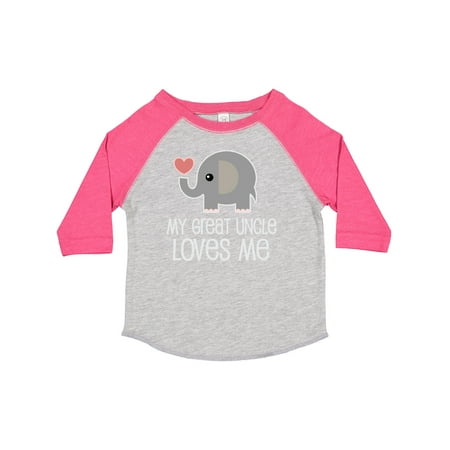 Inktastic My Great Uncle Loves Me Boys or Girls Toddler T-Shirt