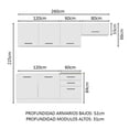 thumbnail image 3 of Mueble de Cocina Integral 260cm Agata Madesa 02, 3 of 10